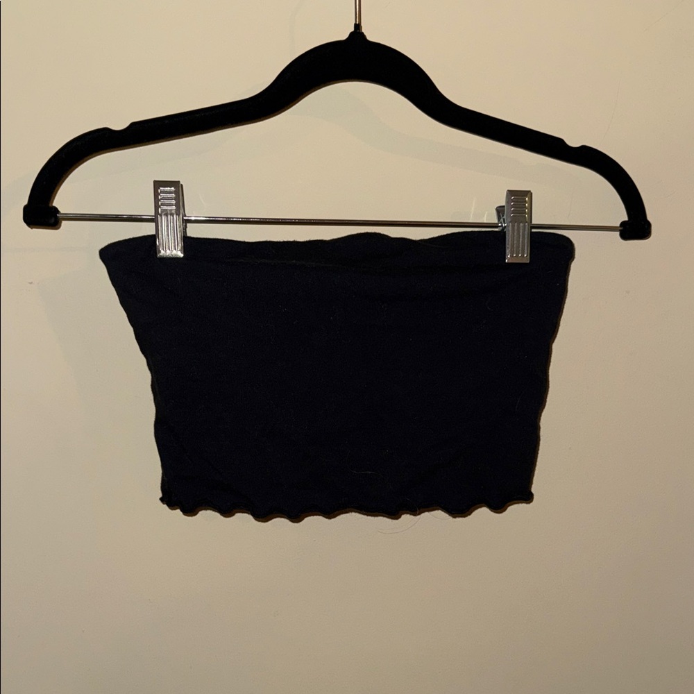 Basic black tube top